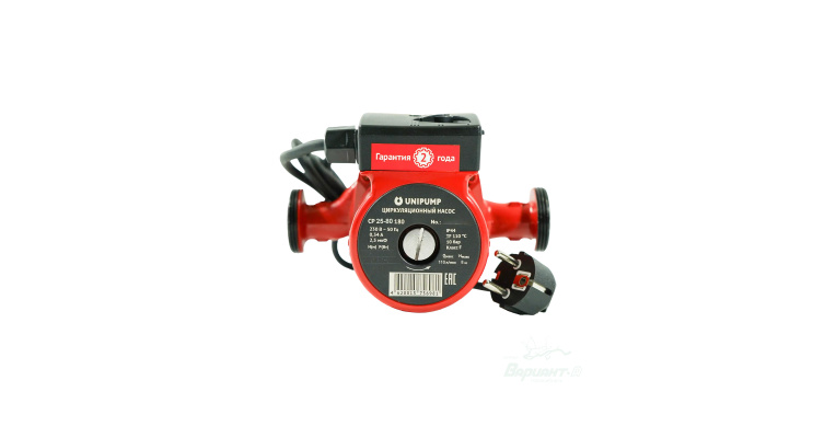 Насос циркуляционный Unipump CP 25-80 180