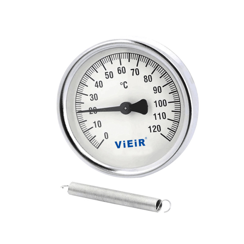 Термометр накладной с пружиной 120°C VIEIR YL17