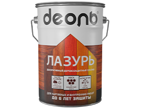 Пропитка деревозащитная Лазурь Deol палисандр 0,75л