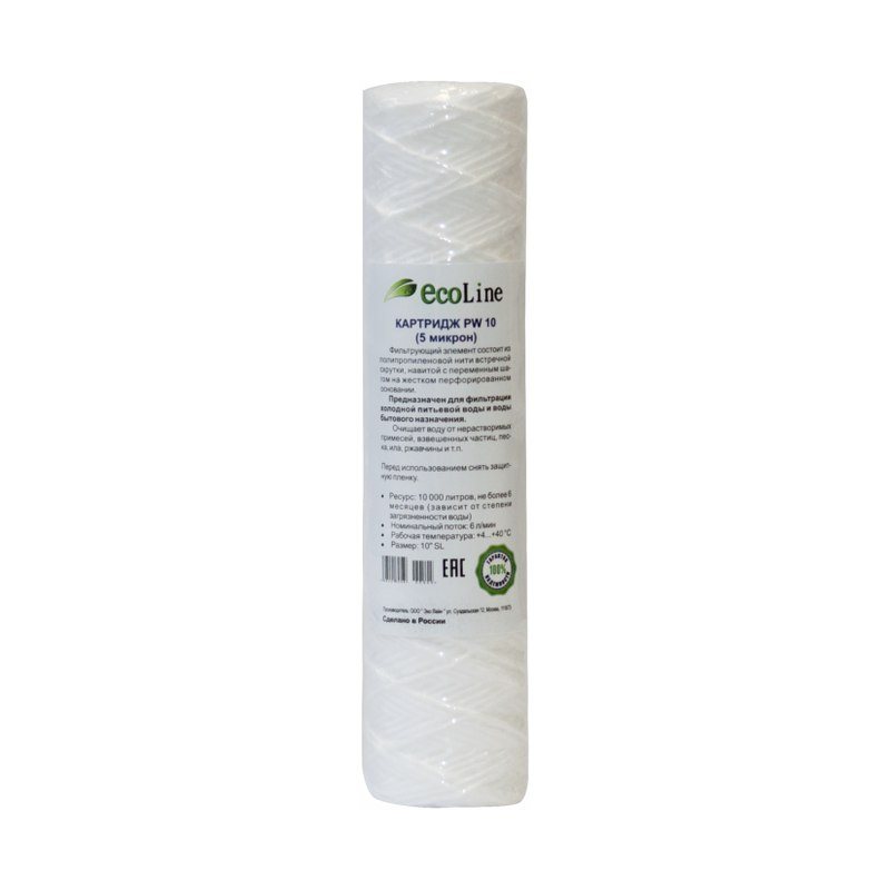 Картридж нитяной 10мкр PW10 Ecoline