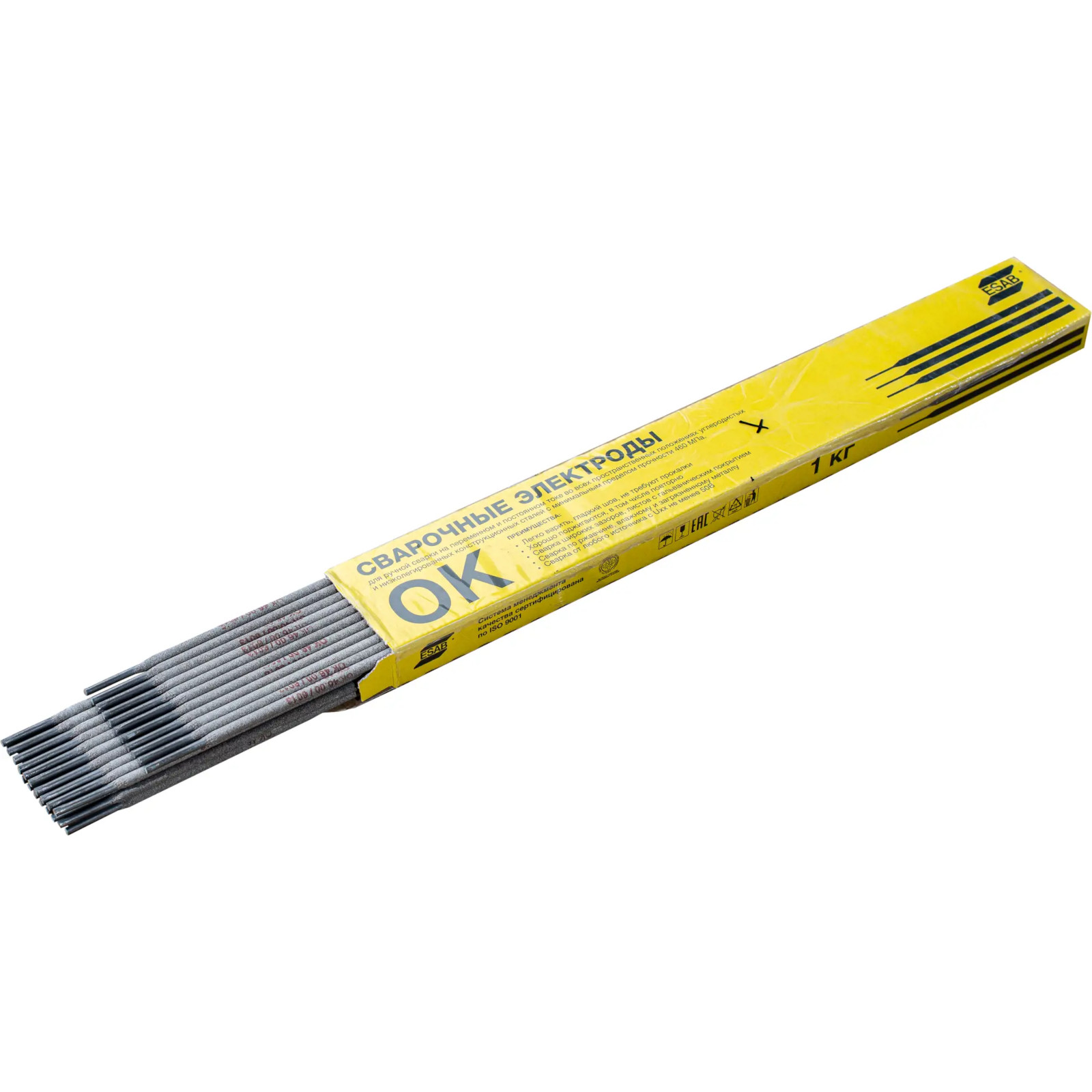 Электроды ОК-46 3мм ESAB 1кг
