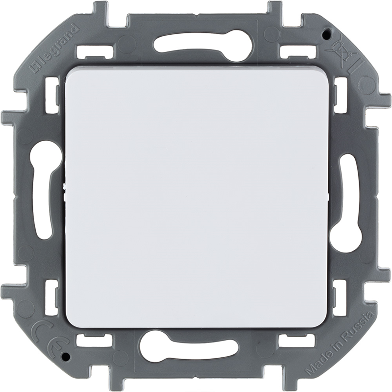 Legrand INSPIRIA Белый Переключатель1-клавишный IP20 скрытая установка