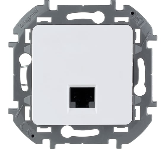 Legrand INSPIRIA Белый Розетка компьютерная 1-местная RJ45 6 UTP IP20 скрытая установка