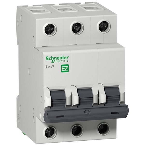 Выключатель автоматический 3П 25 А характеристика C 4,5кА Schneider Electric Easy9 EZ9F34325