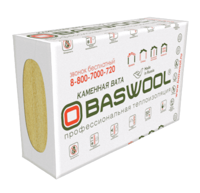 Плиты теплоизоляционные BASWOOL Лайт 35 1200*600*50 (4,32м2)