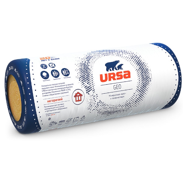 Маты теплоизоляционные марки URSA M11-2-10000-1200-50 (1,2м3)