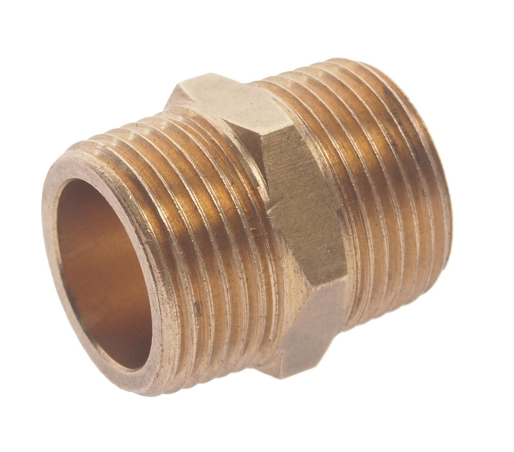 Соединитель 3/4" резьбовой СР-02 (резьба 3/4)-(D18+20+22 мм) /100
