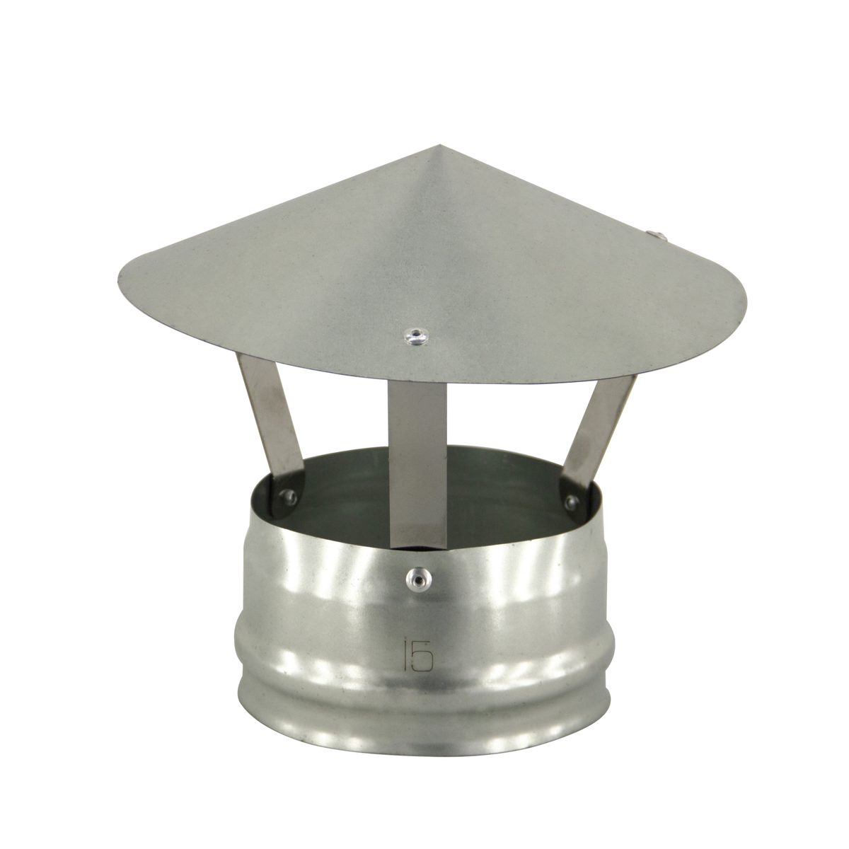 Зонт оцинк 130*130 Оц 0,5 мм для дымохода