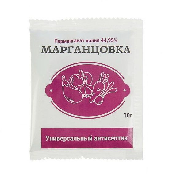 Перманганат калия (марганцовка) пакет 10гр