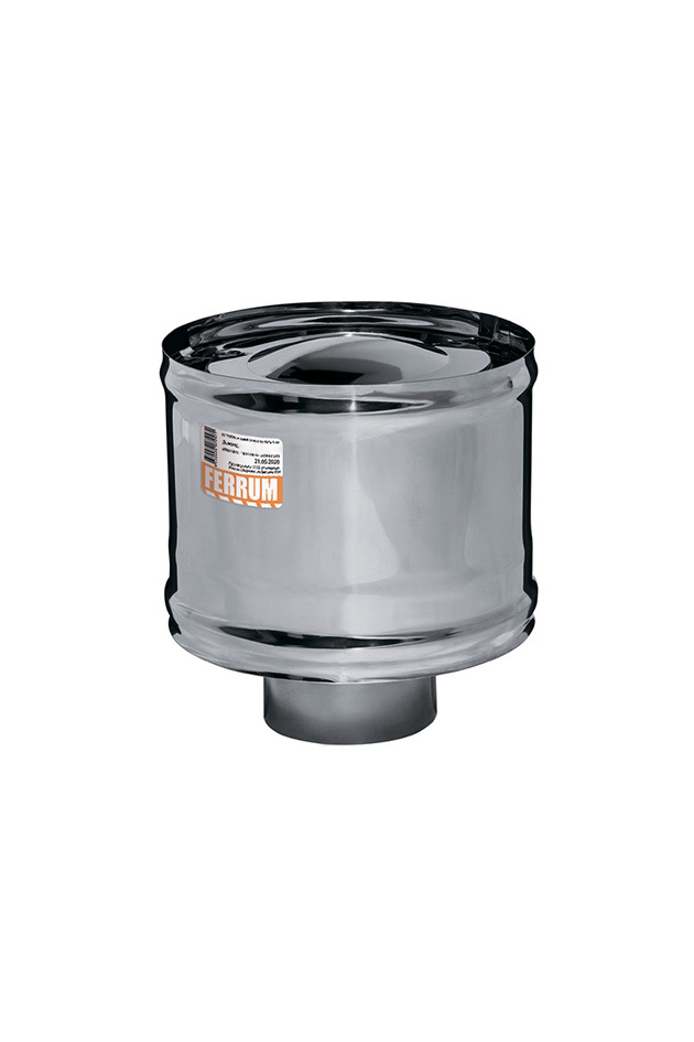 Зонт FerRum нержавеющий 430/0,5мм ф100 по дыму