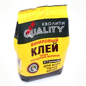 КВОЛИТИ клей обойный специальный винил. 200 г. в коробке /36 /1620 НОВИНКА