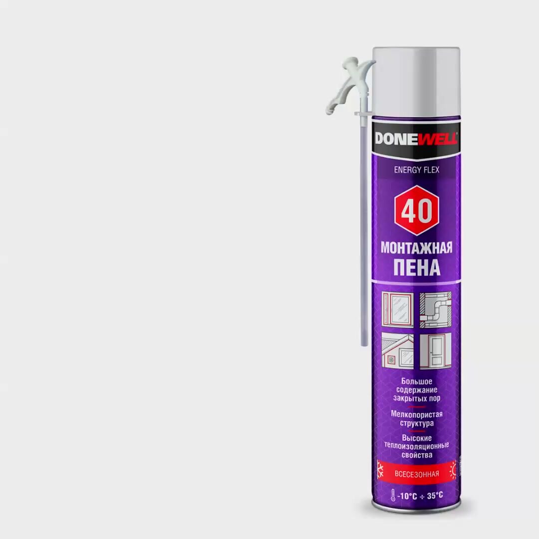 DONEWELL ENERGY FLEX 40МОНТ. ПЕНА ВСЕСЕЗОННАЯ