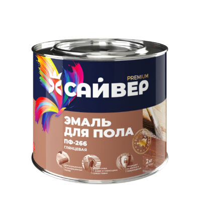 Сайвер эмаль ПФ-266 красно-коричневый 1,8 кг