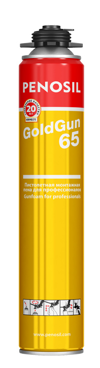 PENOSIL GOLD GUN 65L пена монтажная проф 875ml