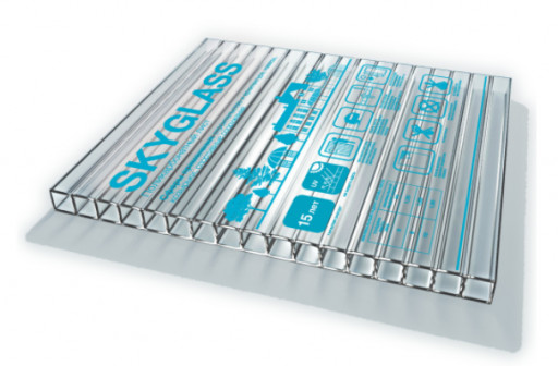 Поликарбонат сотовый прозрачный 6мм 2100*6000мм(плот.0,78)