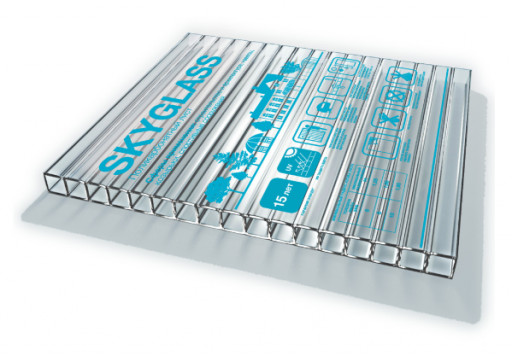 Сотовый поликарбонат Rational 6мм 6000*2100мм(0,78 кг/м2)прозрачный