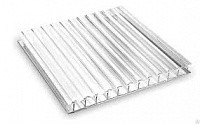 Сотовый поликарбонат RATIONAL 4мм 12 000х2 100мм(0,47 кг/м2) (00 прозрачный,1ГМ)