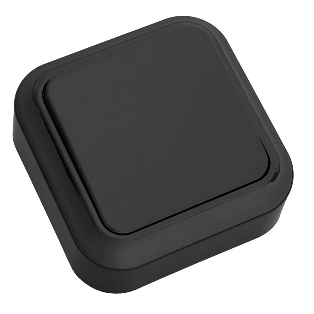 Выключатель 1-кл ОП Пралеска А16-131 черный