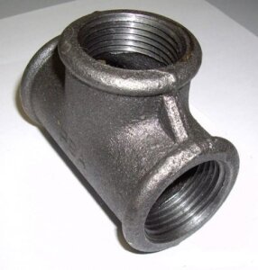 Тройник чугун прямой, Ду-25