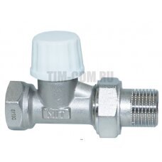 Клапан запорный прямой д/рад 1/2 (RD222.02)