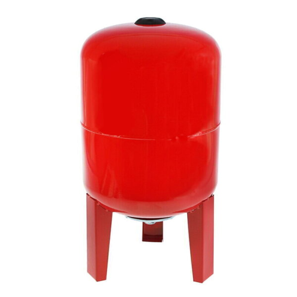 Расширительный бак вертикальный 80л Sanlux на трех ножках(красный)