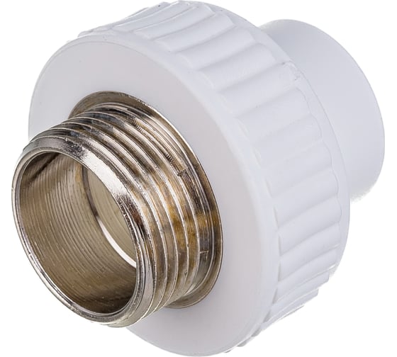 Муфта комбинированная НР 25*1" полипропилен