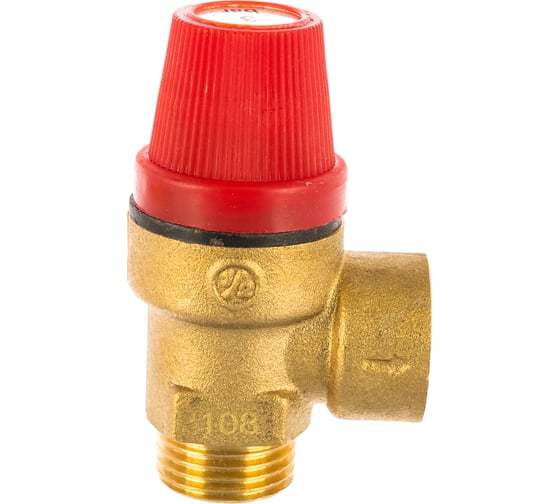 Клапан предохранительный 1/2 г/ш  с манометром