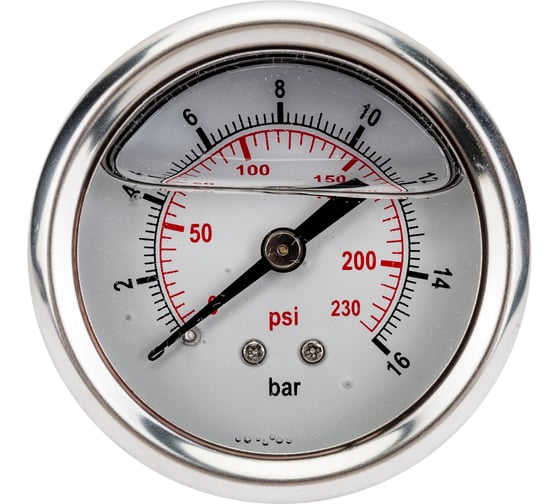 Манометр радиальный 16 бар 1/4" НР (У-50-156)