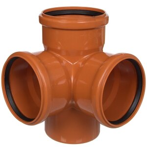 Крестовина наружняя рыжая d=110*110 РЫЖАЯ двухплоскостная