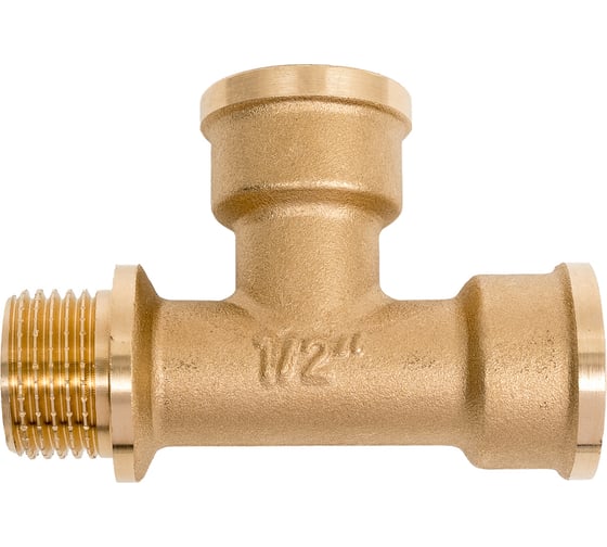 Тройник T/S 15-1/2 НР Латунь