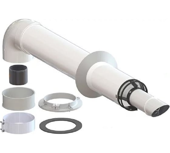 Комплект дымохода 60/100 750мм, Антилед
