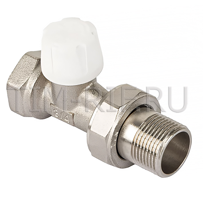 Клапан запорный прямой для радиаторов 1/2 (RD522.02)