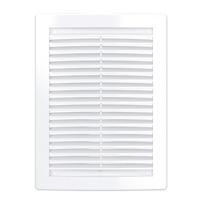 Решетка вентиляционная 150х200мм (1520РЦ), с москит.сеткой, АБС пластик, белая