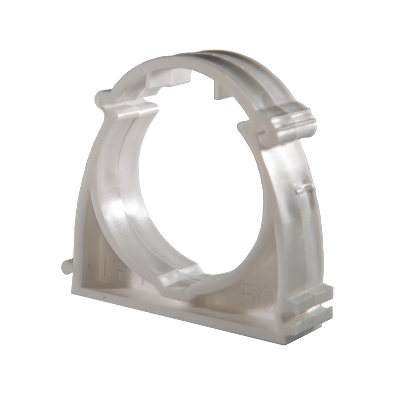 Держатель пластиковый с верхней защелкой для труб d=40мм,штучно