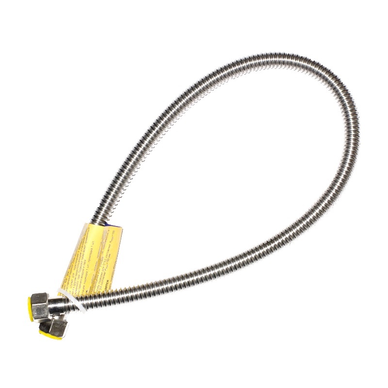 Подводка гибкая д/газа сильфонного типа, 1/2" В/В, 600мм