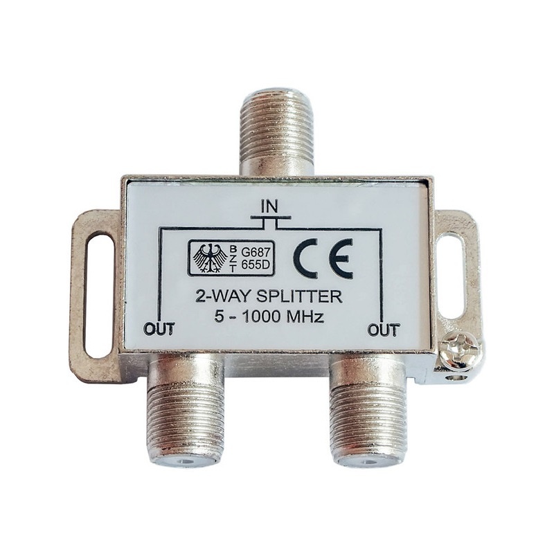 Делитель  на 2TV F разъём 5-1000 МГц 05-6001