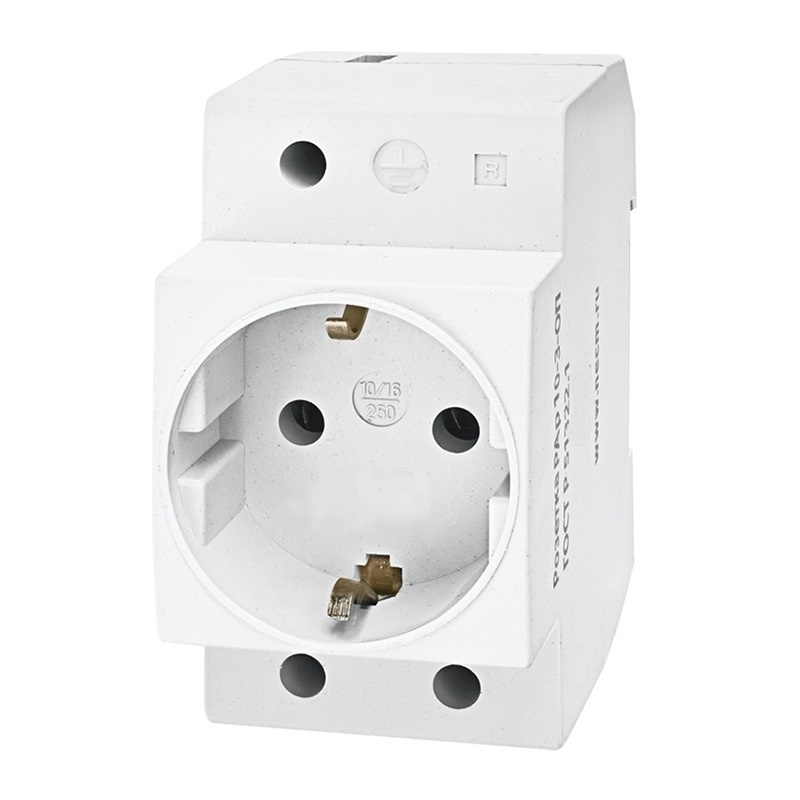 TDM Ладога Сосна Розетка 2-местная 2П+З открытая установка 16А IP20 SQ1801-0052