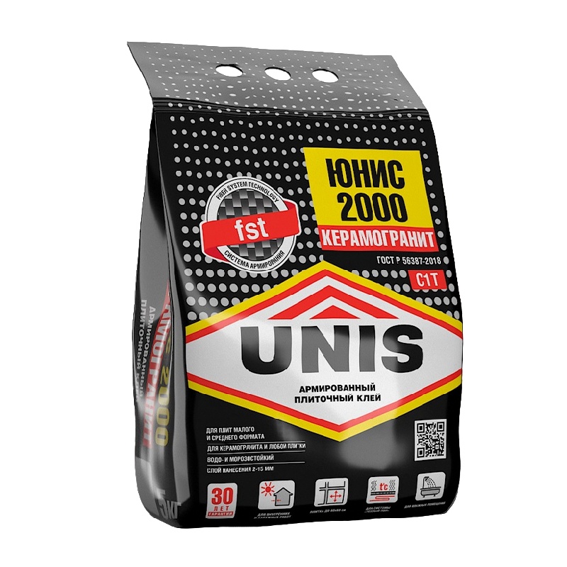 ЮНИС Клей плиточный 2000 (5кг)