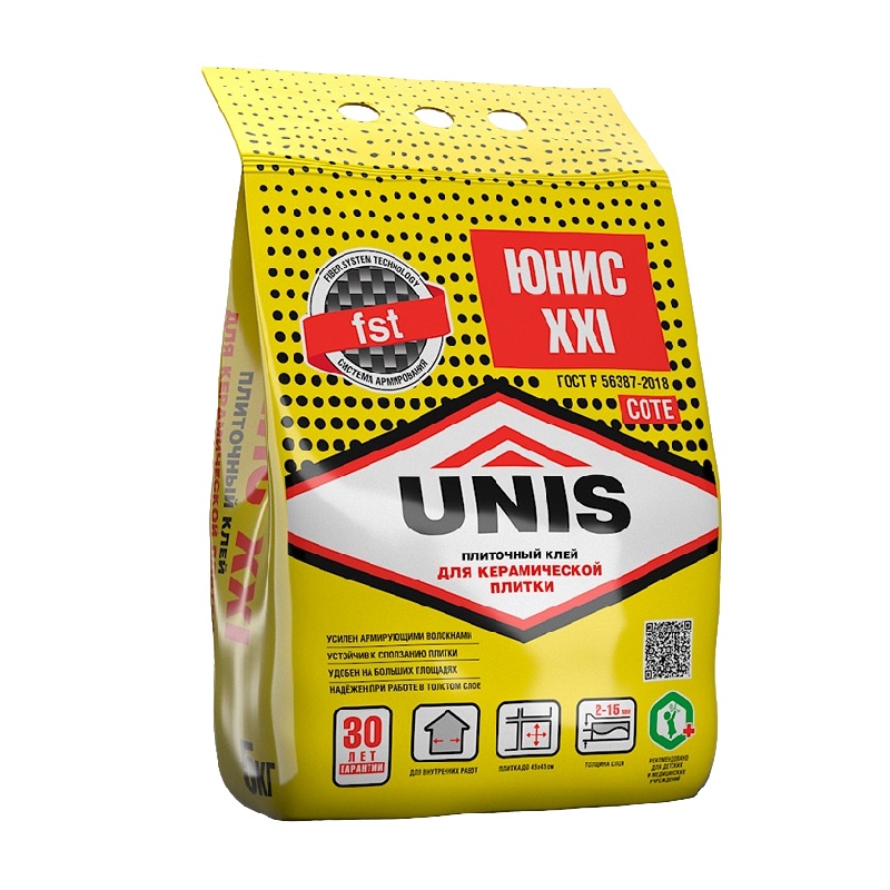ЮНИС Клей плиточный ХХI (5кг)
