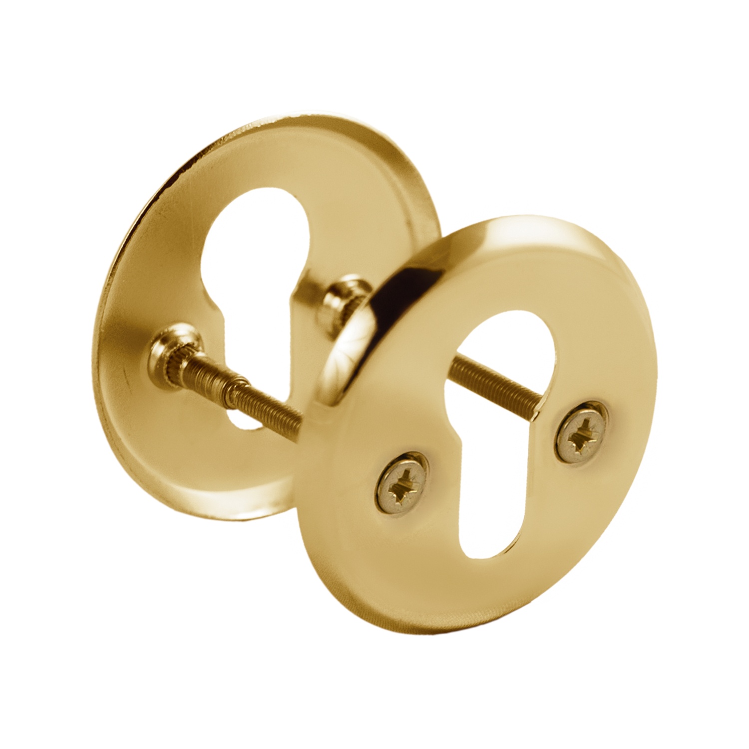 ШЛОСС 02011 Щиток под цилиндр золото 55 мм (25/250)