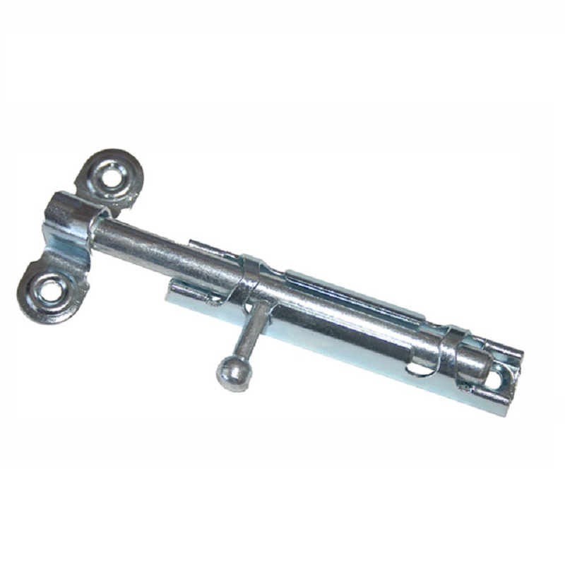 Задвижка дверная (шпингалет) ЗТ-1, L=80мм, цинк