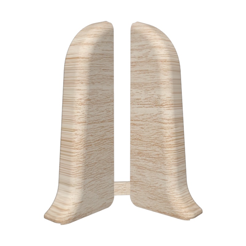 Заглушка  левая и правая 55мм Ясень белый