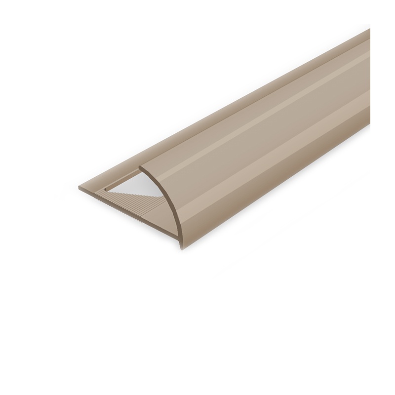 Раскладка-уголок под плитку 7-8мм (наружная) 2,5м бежевая (1шт)