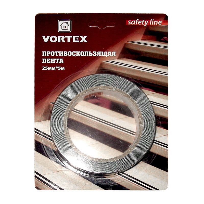 ВОРТЭКС 22512 Лента противоскользящая для ванн и душевых кабин 20ммх38см (в уп. 6шт)