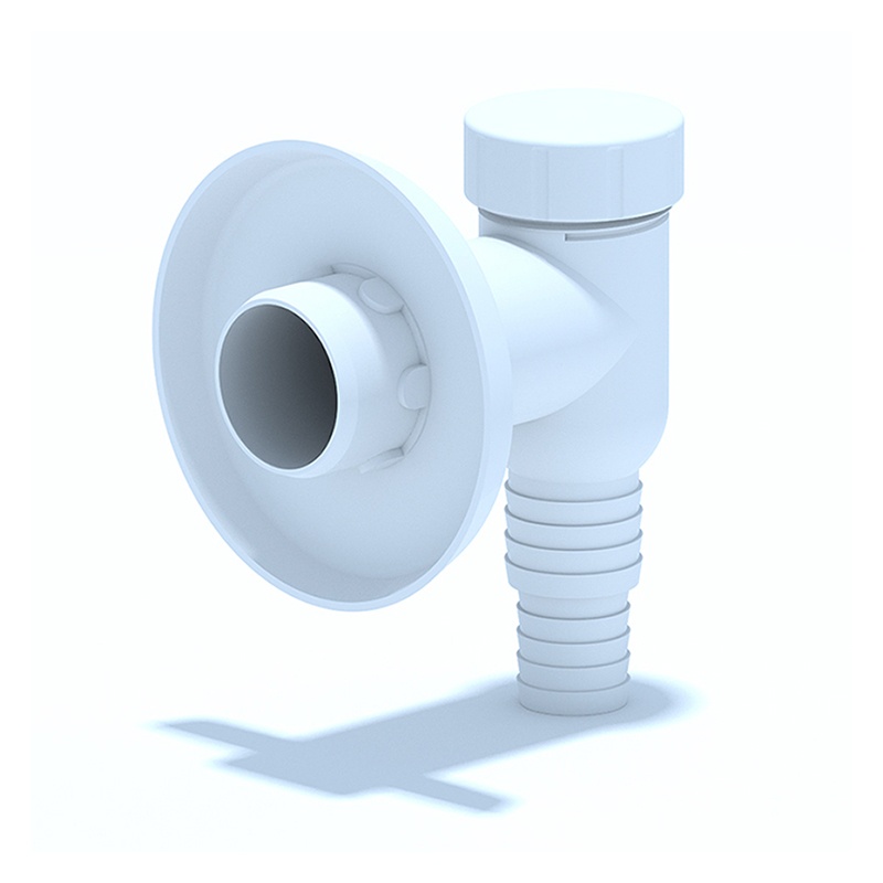 Клапан обратный для стиральной машины настенный(белый)