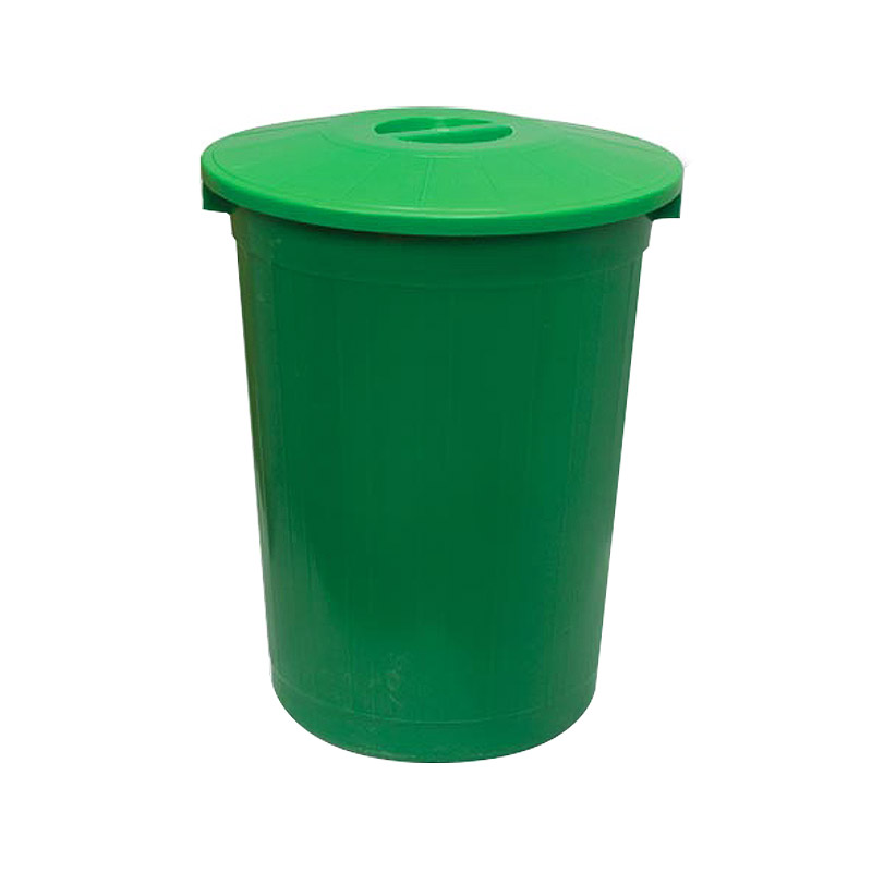 Бак д/мусора круглый 50л с крышкой