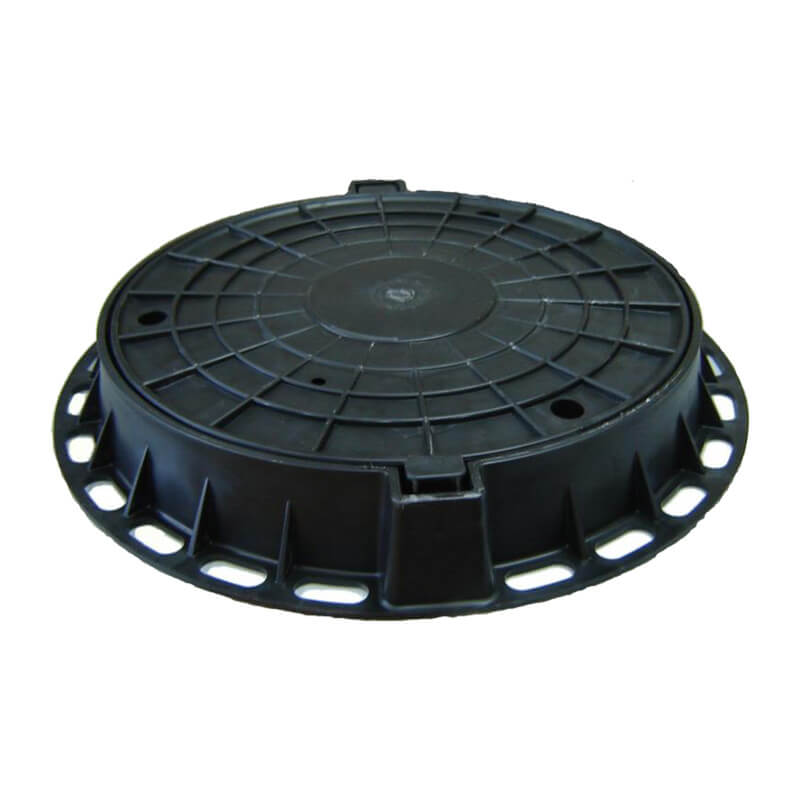 Люк полимерно-песчанный черный