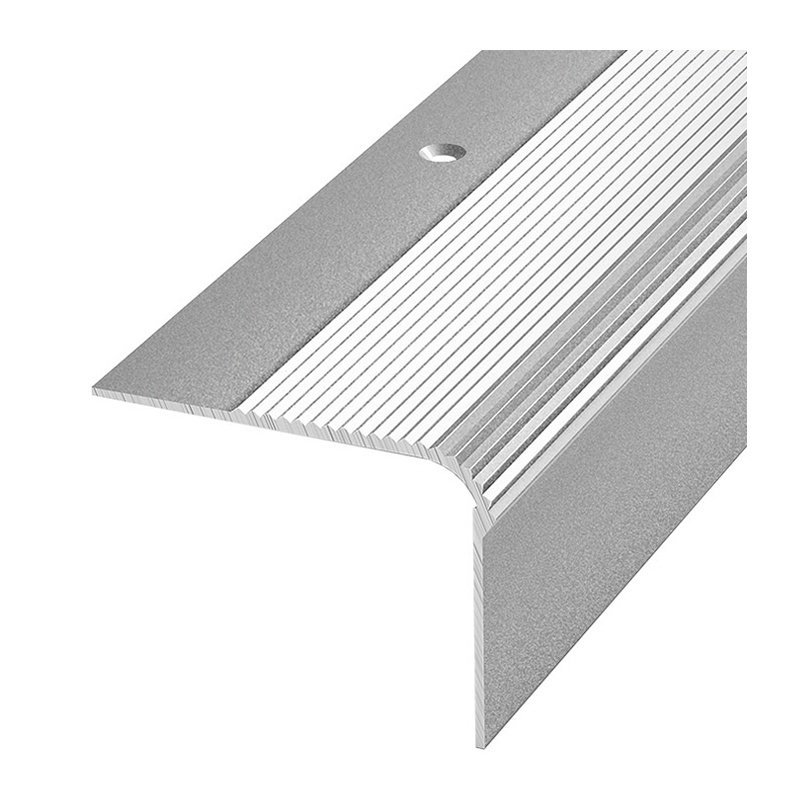 Порог угловой ПУ 02-900-01п серебро 0,9м 41,8*54мм