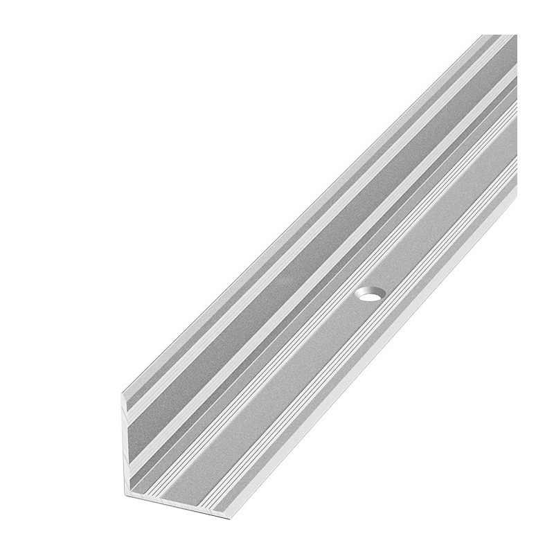 Порог угловой ПУ 05-1-900-01п серебро 0,9м 20*20мм