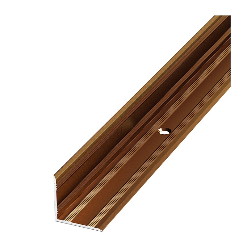 Порог угловой ПУ 05-1-900-04 бронза глад 0,9м 20*20мм